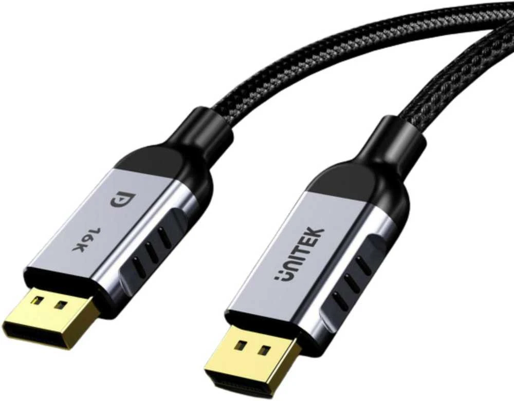 DisplayPort laidas su metalinėmis jungtimis, 1m