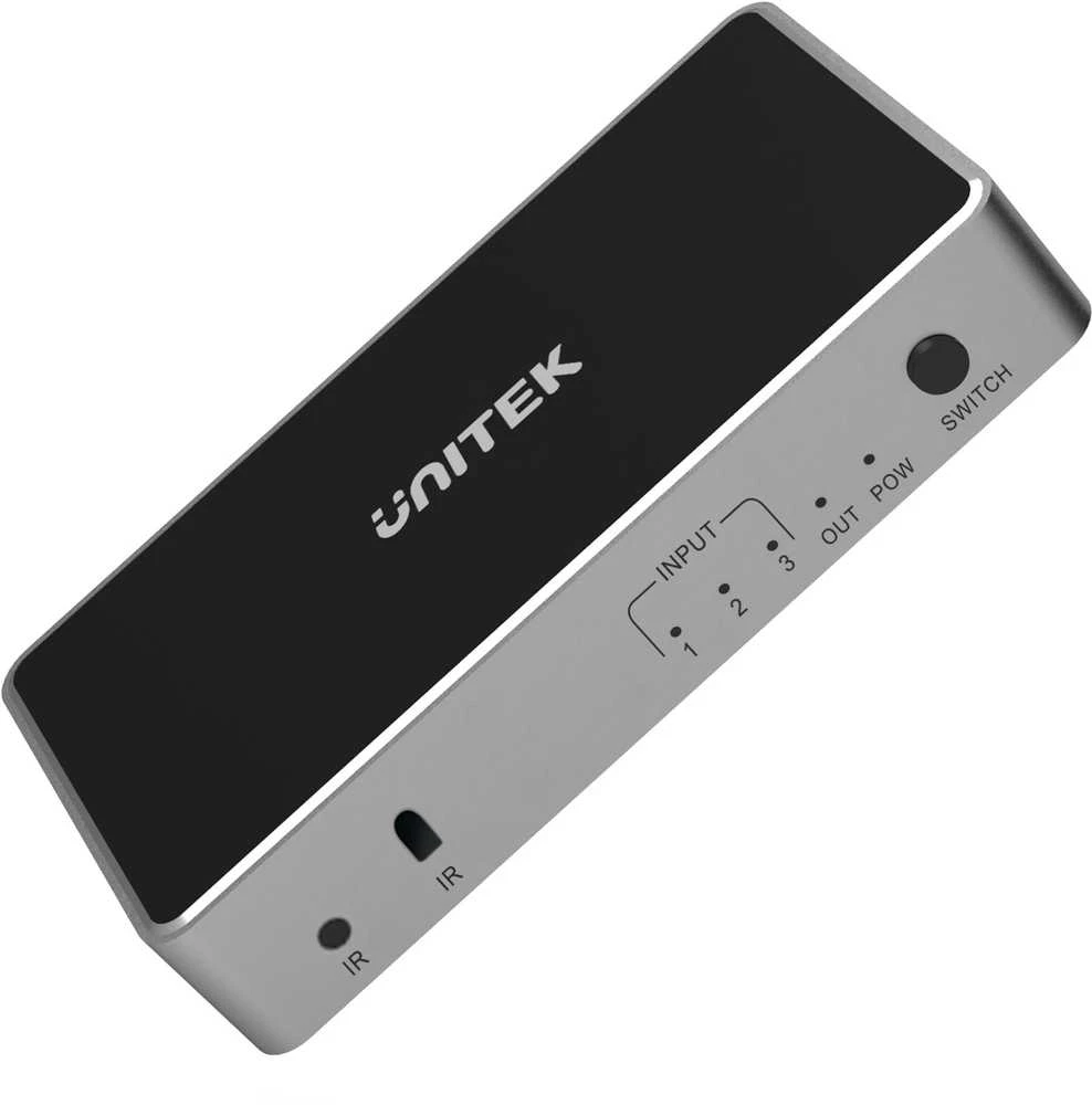 Unitek HDMI 1.4b 3 IN-1 OUT 4K signalo perjungiklis