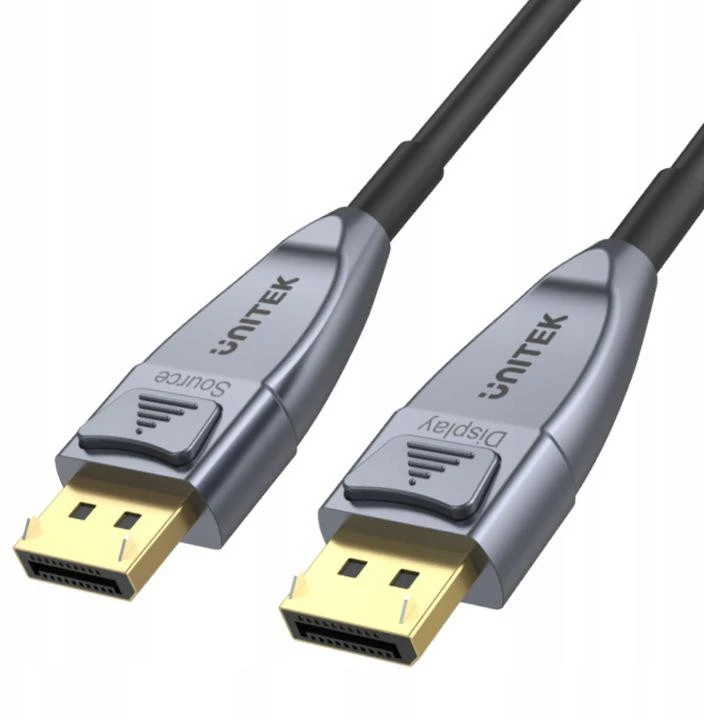 UNITEK C1616GY optinis kabelis DisplayPort 1.4 AOC 8K 10m