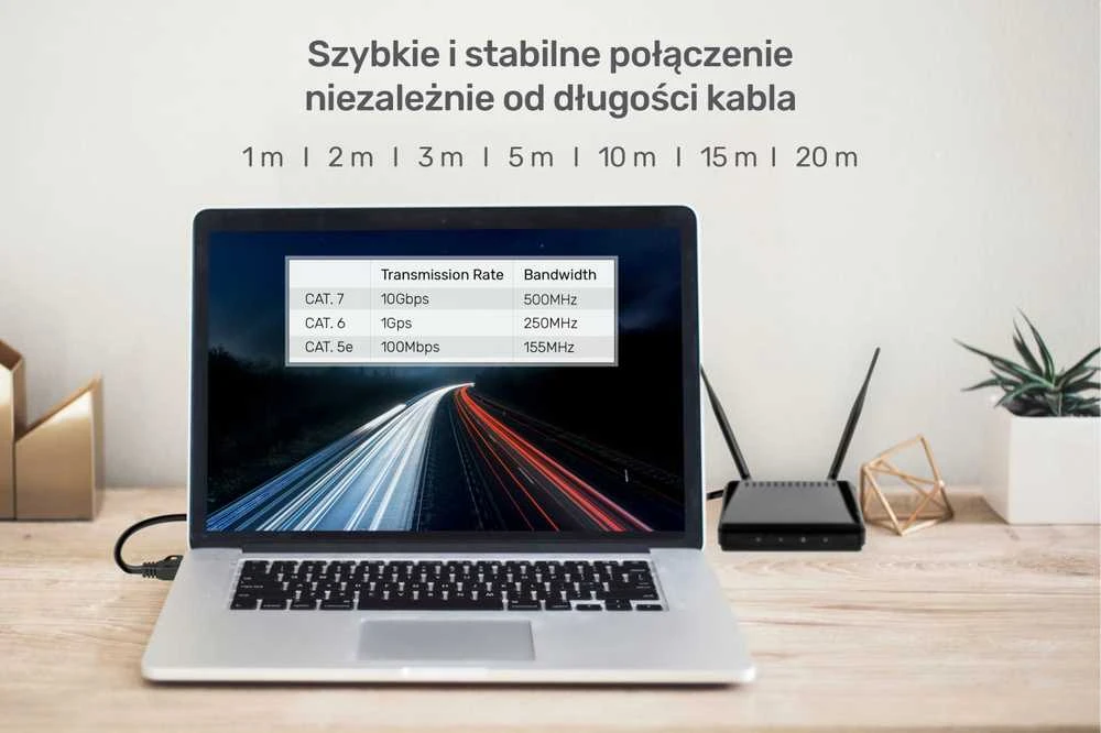 PATCHCORD RJ45/7/10-FL 10.0 m UNITEK