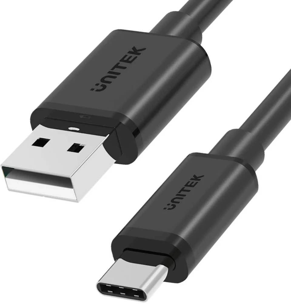 Unitek Kabelis USB-A ir USB-C 2.0 480 Mbps 1m