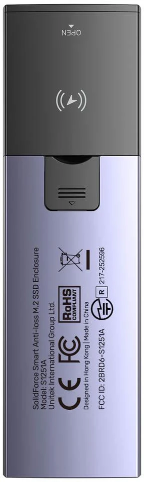 UNITEK PCIe M.2 SSD korpusas 10 Gbps su lokalizacija