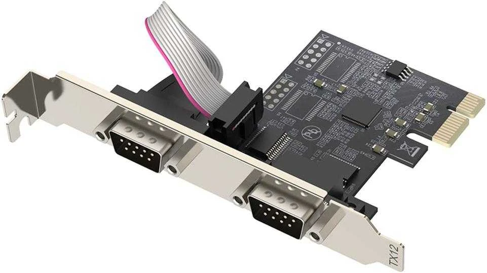 Unitek PCI Express valdiklis 2x RS-232