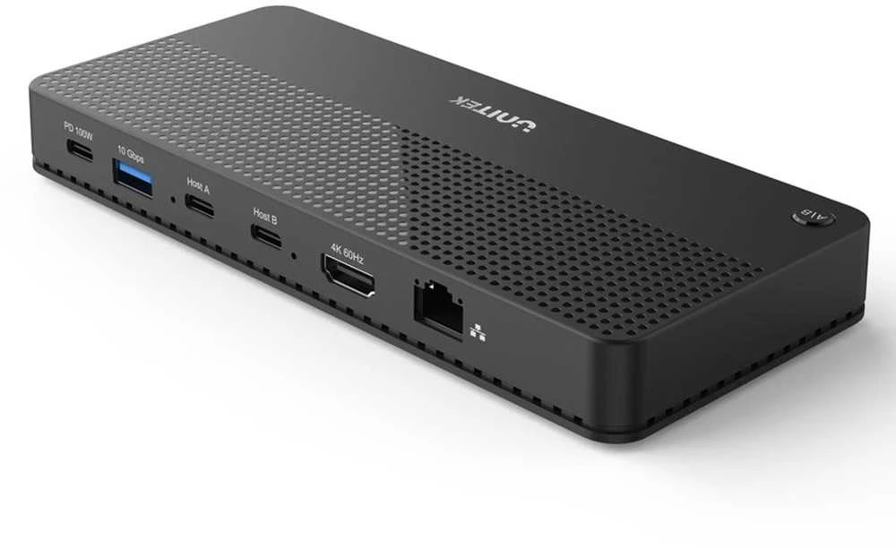 UNITEK D1077A KVM HUB USB-C KVM HDMI 2.0 PD 100W 11in1