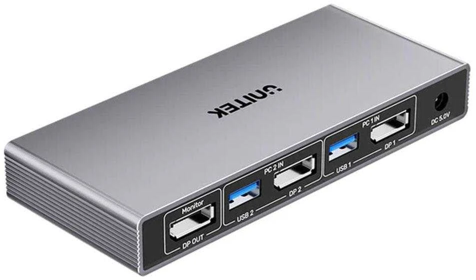 UNITEK V1310AGY01-EU KVM jungiklis Pilka