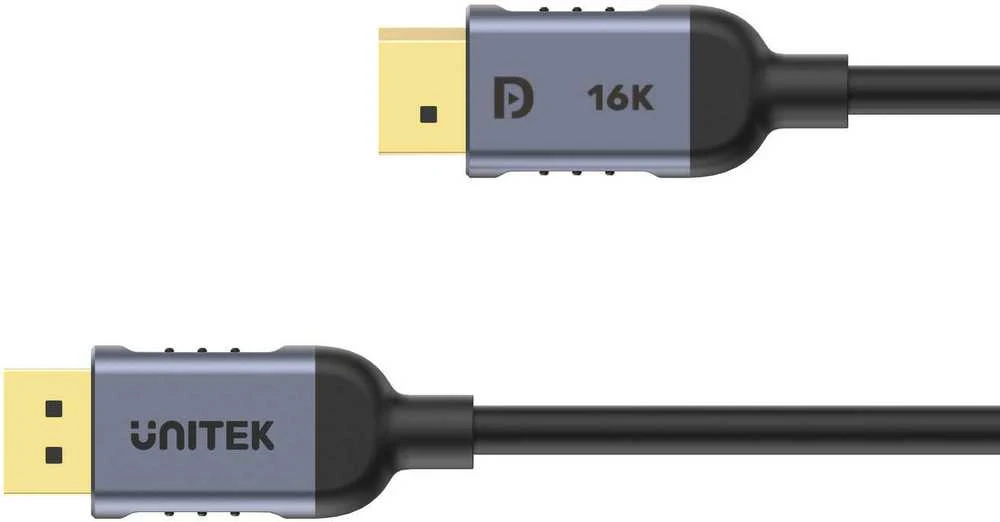 Unitek DisplayPort laidas su 16K jungtimis