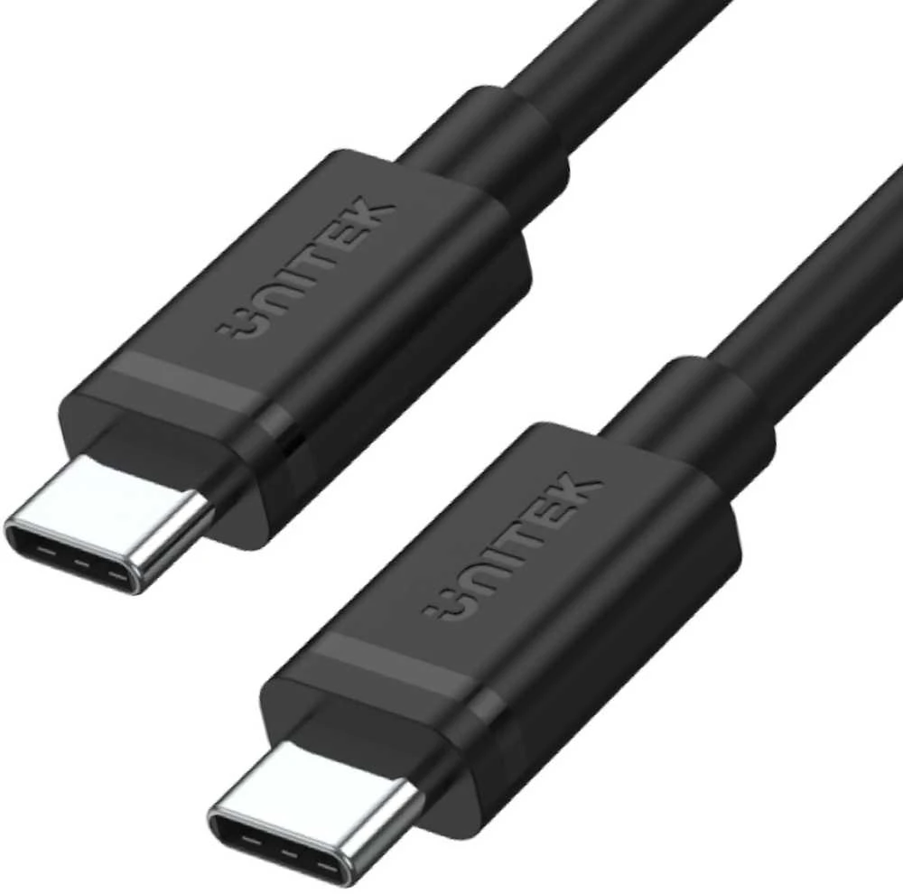 UNITEK Y-C477BK Unitek C tipo USB kabelis į C tipo USB, Y-C477BK