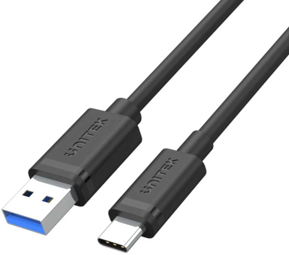 UNITEK CABLE USB-A – USB-C 3.1. 0,25 m Y-C490BK