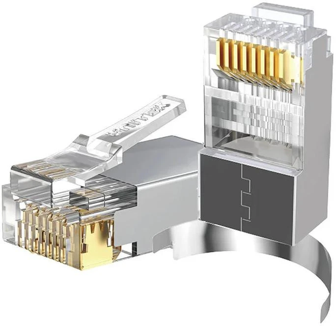 Unitek Wtyk modulinis perėjimo RJ45 kat. 7, 50 vnt.