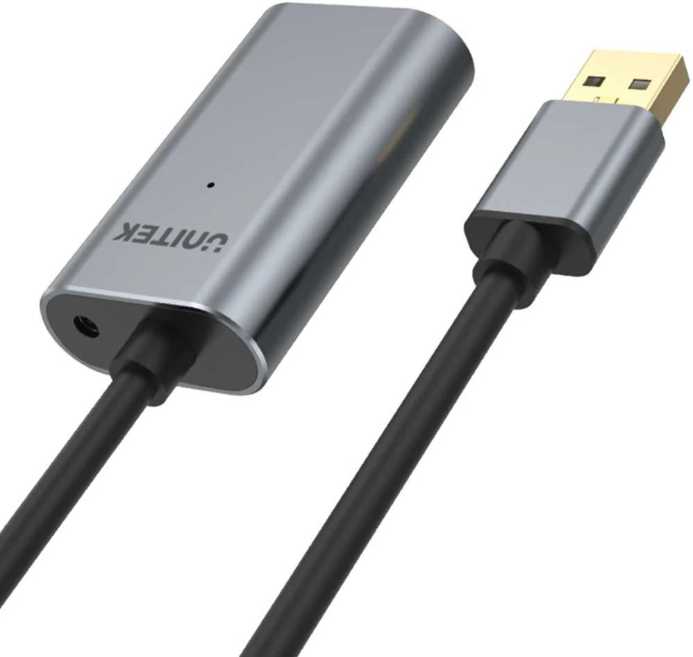 UNITEK Y-271 Unitek Cable USB 2.0 Active Extension, 5m, Alu., Y-271