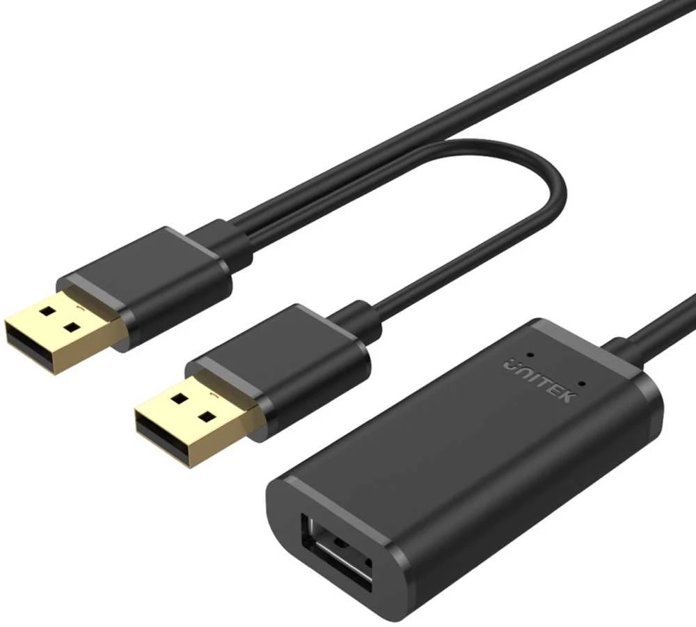 UNITEK Y-278 Unitek Cable USB 2.0 Active Extension, 10m, Y-278