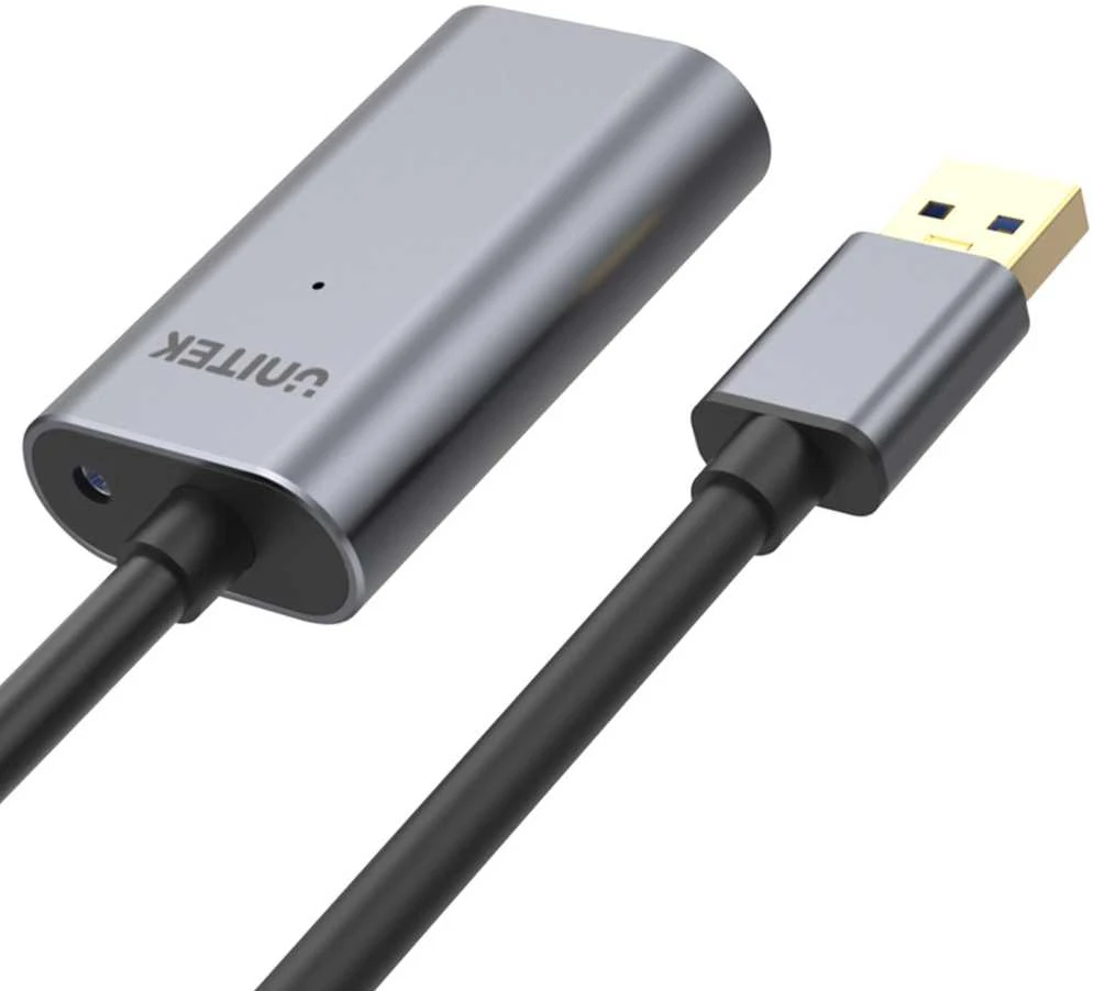UNITEK Y-3004 Unitek Cable USB 3.0 Active Extension, 5m, Alu., Y-3004