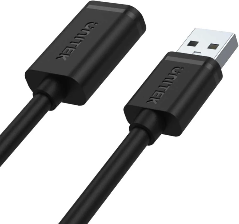 UNITEK Y-C449GBK Unitek USB plėtinio keitiklis USB2.0 AM-AF, 1,5m Y-C449GBK