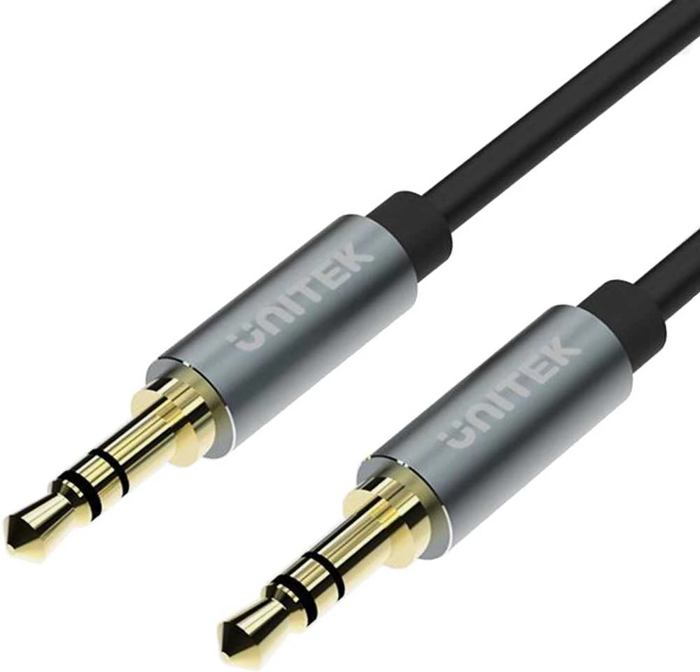 UNITEK Y-C922ABK Unitek Cable miniJack 3,5mm (M) - 3,5mm (M) TWIST Y-C922ABK
