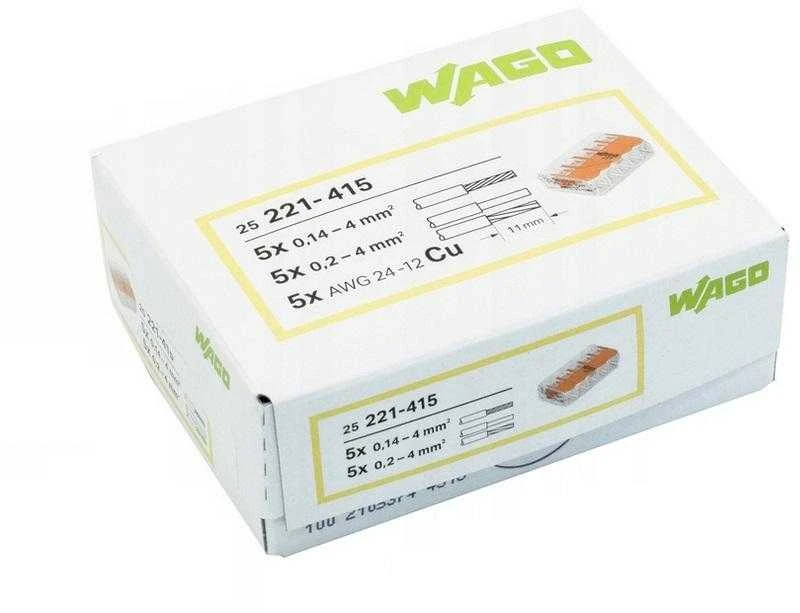 ELEKTROS KAULIUKAS WAGO-221-415*P25