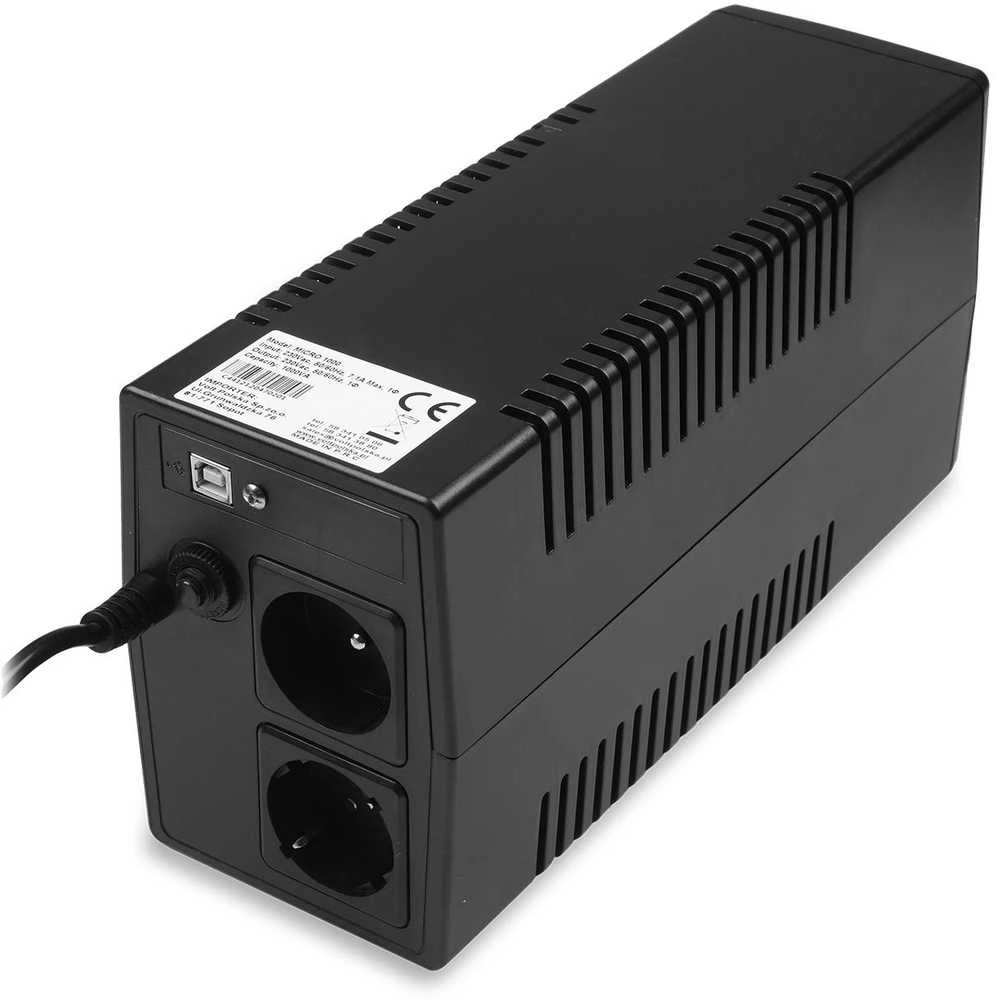VOL MICROUPS NEPERTRAUKIAMO MAITINIMO ŠALTINIS 1000VA/600W 1*9AH