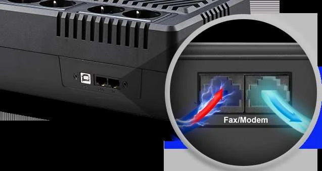 Power Walker POWERWALKER UPS Line-Interactive 100VA MS 8x FR RJ45 įvestis / išvestis USB HID USB įkroviklis