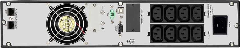 POWERWALK VFI 3000 RMG PF1 Power Walker UPS On-Line 3000VA, 19 2U, 8x IEC, RJ11/RJ45, USB, LCD