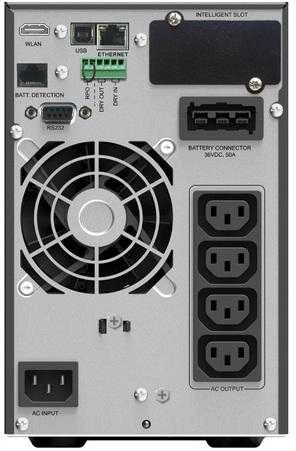 Power Walker POWERWALKER UPS On-Line VFI 1500 ICT IOT 1/1 fazės 1500VA PF1 4x IEC C13 lizdai C14 USB/RS232 EPO LCD