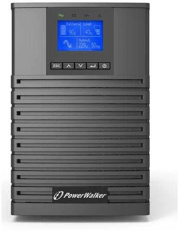 Power Walker POWERWALKER UPS On-Line VFI 1500 ICT IOT 1/1 fazės 1500VA PF1 4x IEC C13 lizdai C14 USB/RS232 EPO LCD