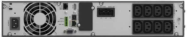 Power Walker POWERWALKER UPS On-Line VFI 1000 ICR IOT 1/1 fazės 1000VA PF1 8x IEC C13 lizdai USB/RS232 LCD stovas