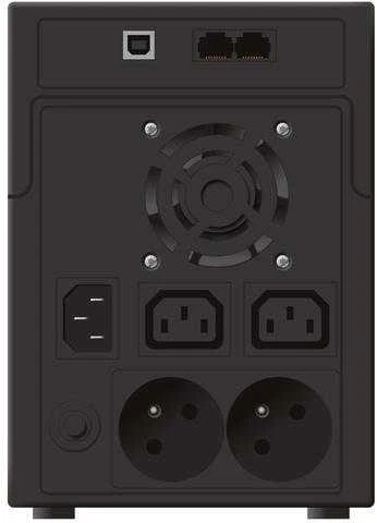 POWERWALK VI 1200 SHL FR Power Walker UPS Line-Interactive 1200VA 2x 230V PL,2x IEC C13,RJ11/RJ45,USB,LCD