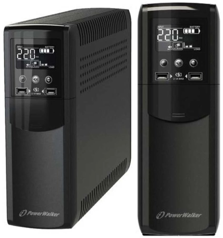 Maitinimo šaltinis nepertraukiamas UPS POWER WALKER VI 800 CSW FR (stalinis kompiuteris, 800VA)