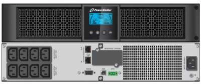 POWERWALK VI 1000 RT LCD HID Power Walker UPS Line-Interactive 1000VA, 19 2U, 8x IEC, RJ11/RJ45, USB, LCD