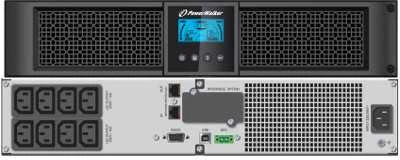 POWERWALK VI 1500 RT LCD HID Power Walker UPS Line-Interactive 1500VA, 19 2U, 8x IEC, RJ11/RJ45, USB, LCD