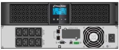 POWERWALK VI 2000 RT LCD HID Power Walker UPS Line-Interactive 2000VA, 19 2U, 8x IEC, RJ11/RJ45, USB, LCD