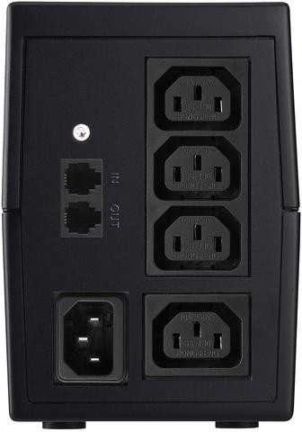 Power Walker UPS LINE-INTERACTIVE 850VA, 4X IEC, RJ11 IN/OUT, USB, LCD