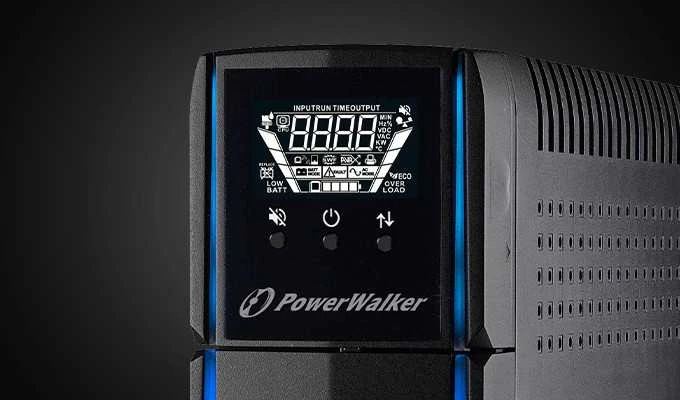 Power Walker POWERWALKER žaidimų UPS Line-Interactive VI 1000 GXB FR 4x FR lizdai / USB / LCD / 2x USB įkroviklis / RGB Lightning