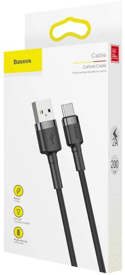BASEUS USB A - USB C laidas, 2m