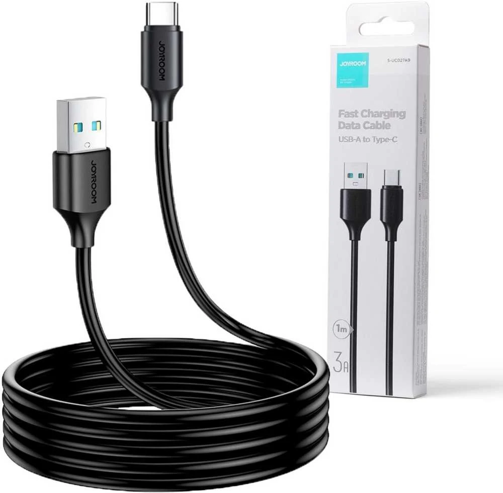 USB kabelis Joyroom S-UC027A9 USB į Type-C 3A 1.0m juodas
