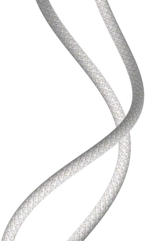 „Baseus“ didelio tankio pintas greito įkrovimo duomenų kabelis Type-C iki Lightning PD 20W 2m Baltas (Baltas)