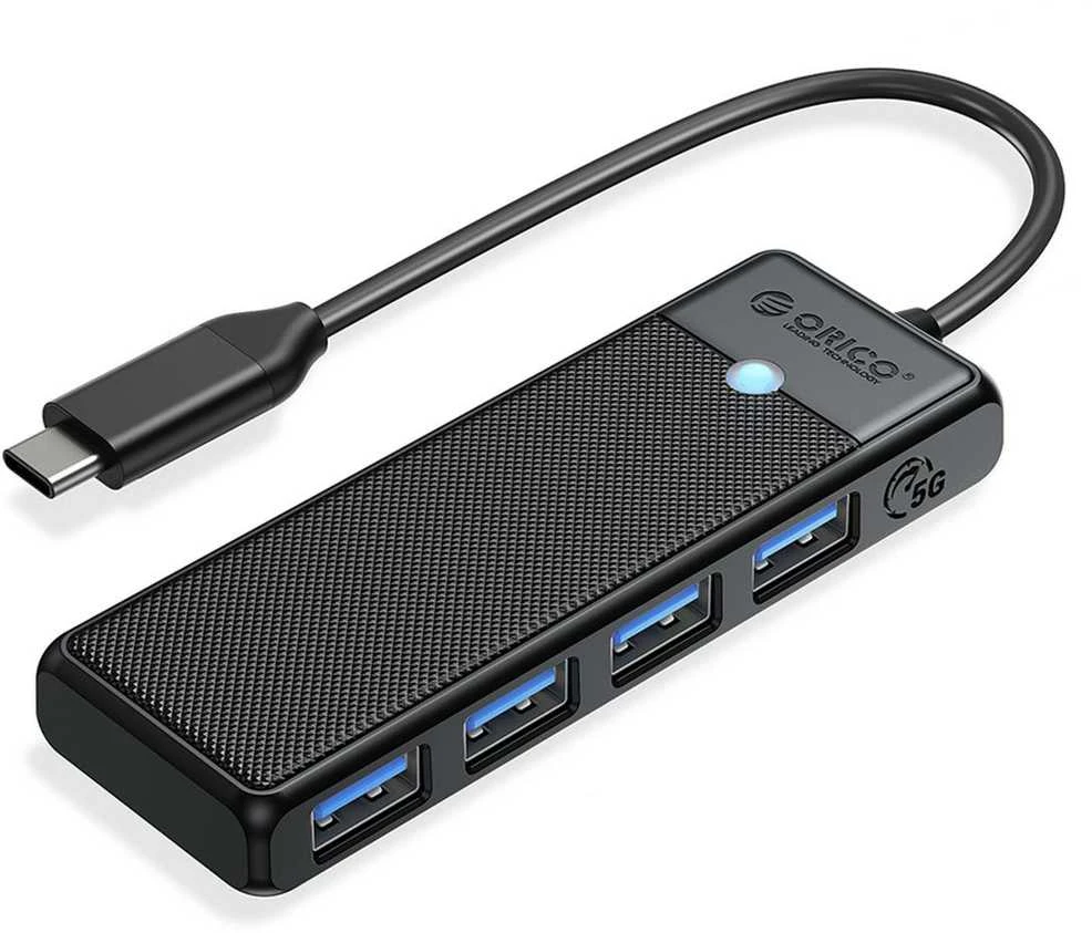Adapterio šakotuvas 4in1 Orico USB A3.0x4