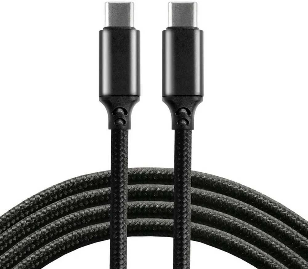 everActive 1m pintas PD kabelis USB-C - USB-C 3A 60W