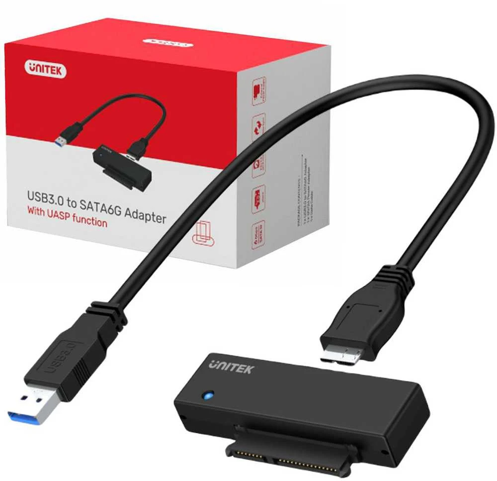 UNITEK Y-1039 Unitek konverteris USB 3.0 į SATA 3,5/2,5, Y-1039