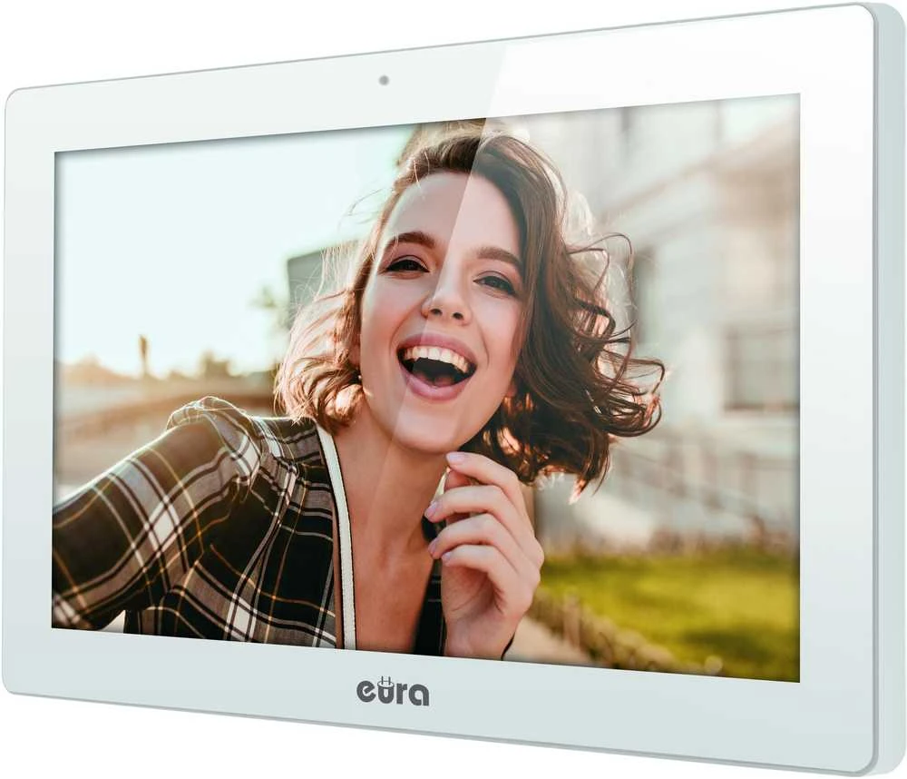 EURA VDP-86A3 vaizdo domofonas – 10 colių baltas monitorius TUYA
