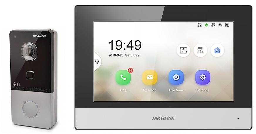 VIDEO DOMOFONO RINKINYS DS-KIS603-P(C) Hikvision