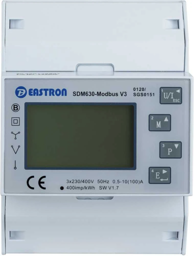 „Carruzzo“ trifazis energijos skaitiklis VCX SDM 630 MODBUS V3