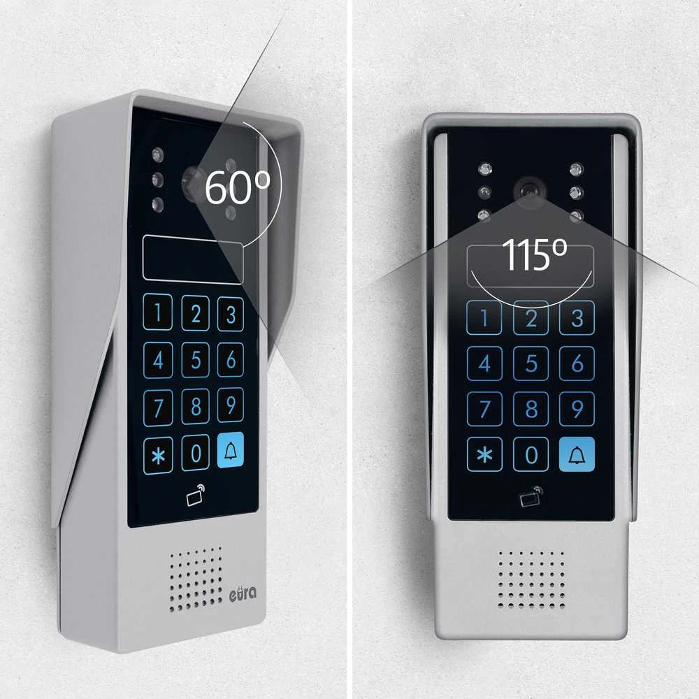 EUA VIDEO DOORPHONE EURA VDP-90A3 DELTA + baltas TUYA monitorius