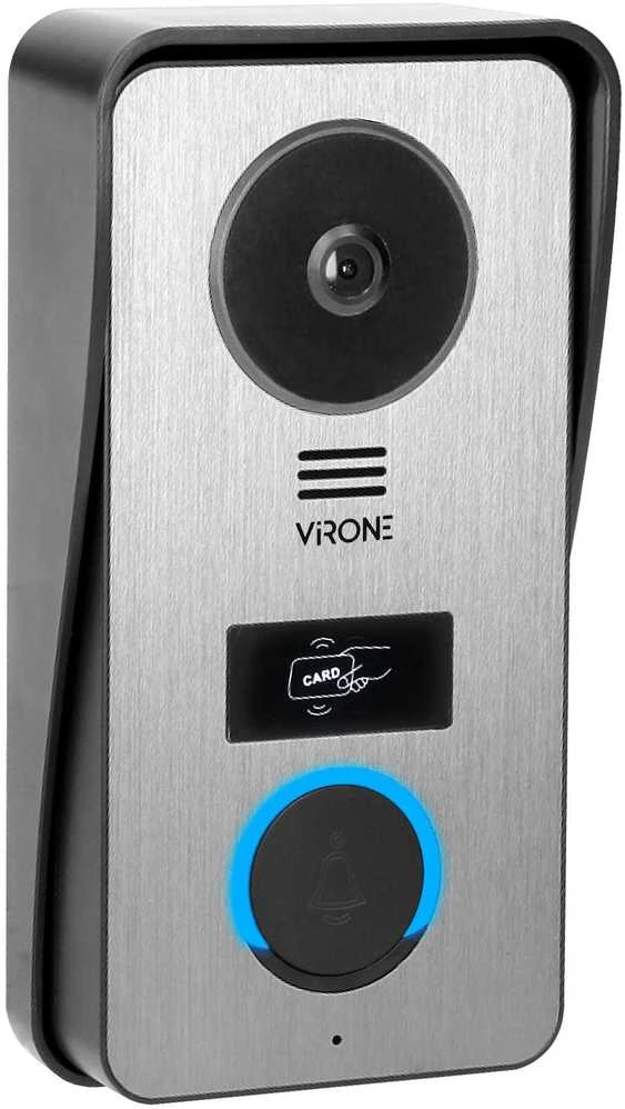Virone PAVONIS, vaizdo domofono komplektas, 4 laidų, 7 colių, Wi-Fi, lietimui jautrus ekranas, „Full HD“, RFID