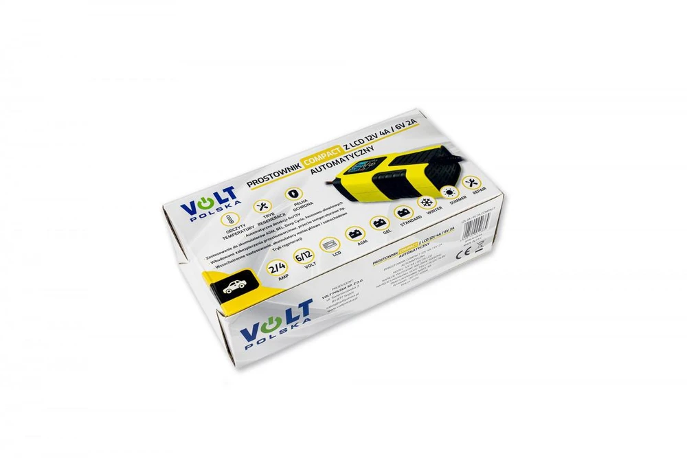 Volt Poland Automatinis lygintuvas 12V 4A / 6V 2A LCD