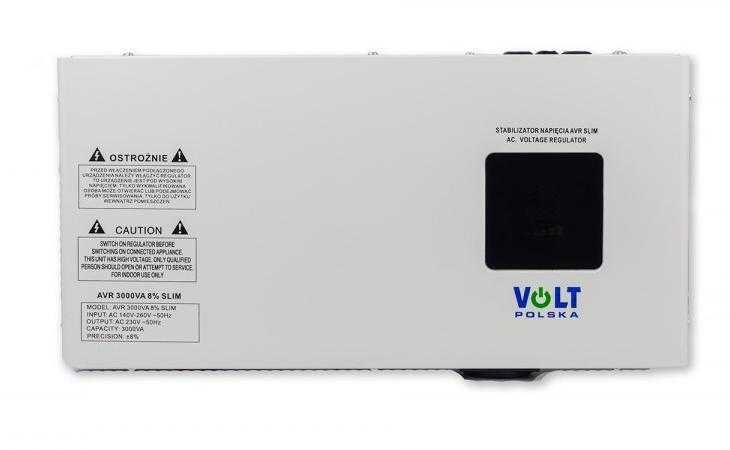 Volt Polska AVR 3000VA Plonas įtampos stabilizatorius