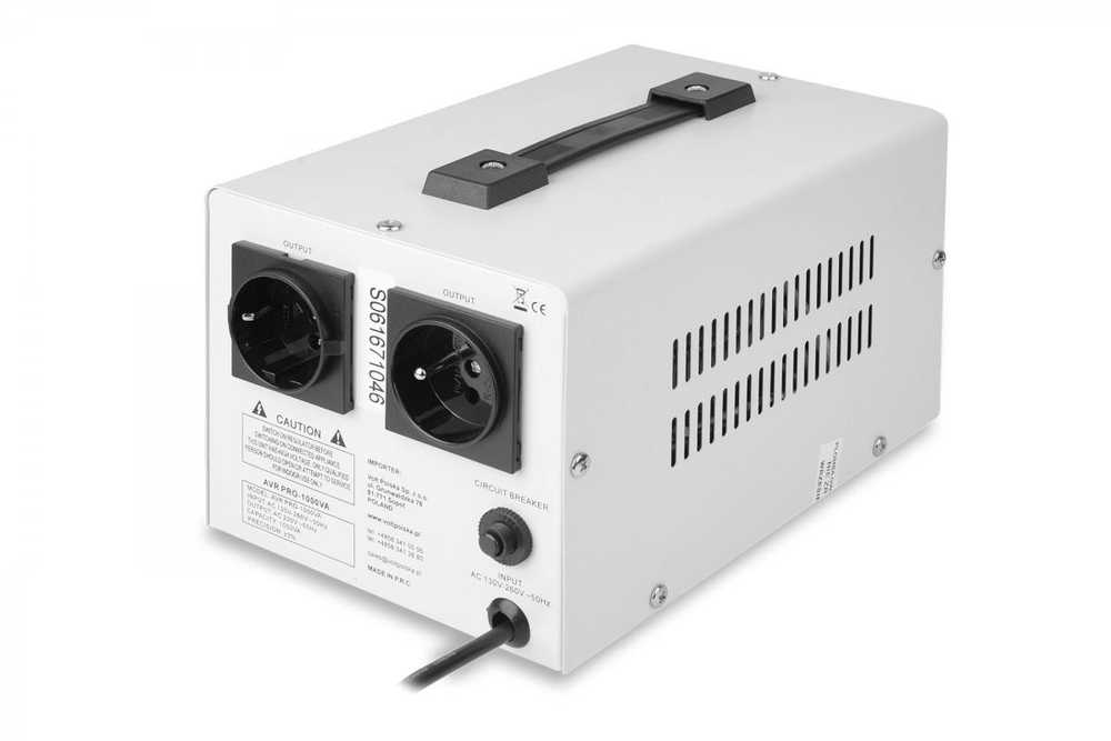 Voltage Stabilizer Volt Polska AVR Pro 1000VA 3% Servo