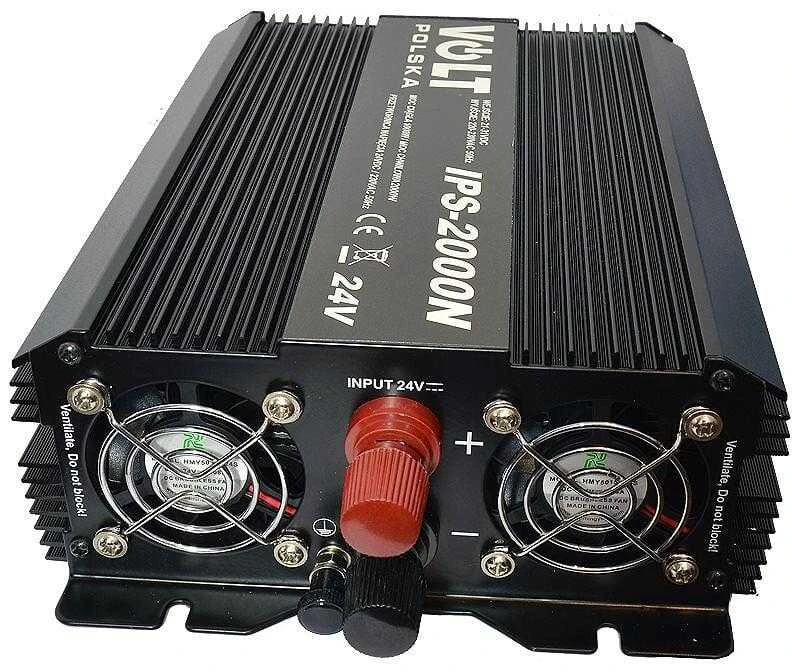 Volt Myk Auto Įtampos keitiklis 24/230V (1000/2000W)