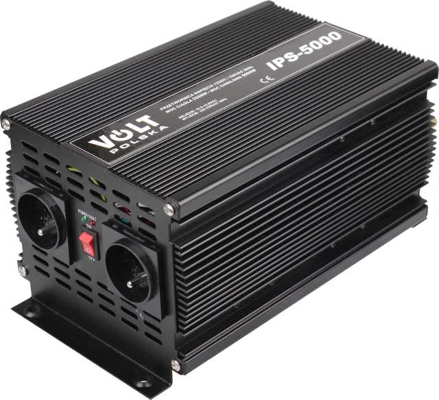 VOLT POLSKA IPS-5000 KONVERTERIS 12V / 230V 2500/5000 W