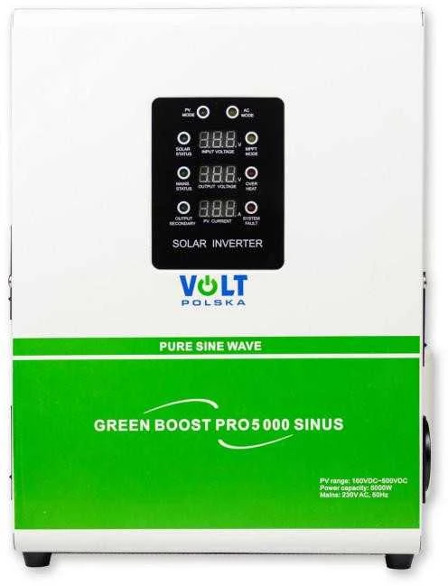 Volt Carruzzo Žalias BOOST PRO 5000 SINUS BYPASS saulės keitiklis