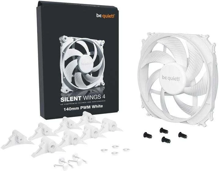 be quiet! Silent Wings 4 140mm PWM Baltas